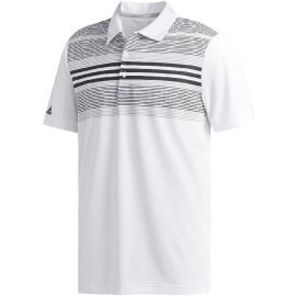 adidas Bold Stripe Golf Polo Mens White