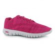 Boty Fabric Flyer Ladies Runner Trainers Hot Pink