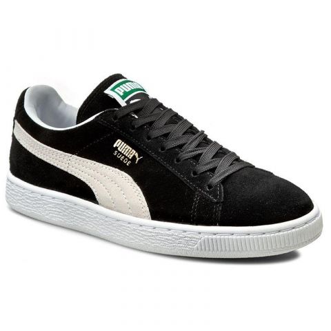 Boty Puma Suede 2 Strap Infant Trainers Black/ white
