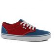 Boty Vans Atwood 2 Tone Canvas Shoes Red/Blue