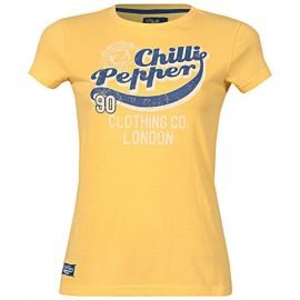 Dámské tričko Chilli Pepper- Žluté