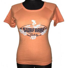Dámské tričko s krátkým rukávem Surfbabe oranžová
