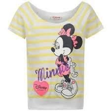 Dětské tričko Disney Minnie- Bílé/Žluté