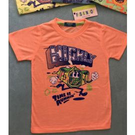 Dětské tričko s krátkým rukávem Fashion Boy oranžová