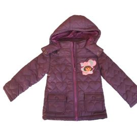 Dívčí zimní bunda fialová