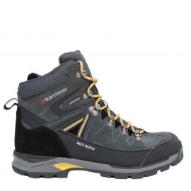 Karrimor Hot Rock Mens Walking Boots Charcoal/Yellow