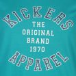 Kickers Print T Shirt Ladies Dark Turq