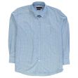 Košile Pierre Cardin XL Long Sleeve Checked Shirt Mens Navy/Blue Chk