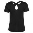 LA Gear Fitted T Shirt Ladies Black