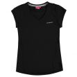 LA Gear V Neck T Shirt Ladies Black