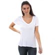Levis Womens Perfect V-Neck T-Shirt White