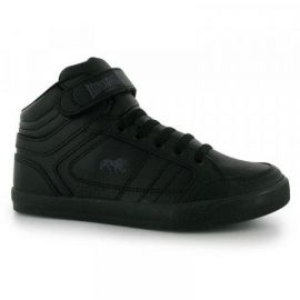 Lonsdale Canons Kids Trainers Black/Charcoal