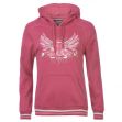 Mikina s kapucí Miss Fiori Poly Over The Head Hoody Ladies Pink