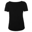 Miso Basic Slogan T Shirt Ladies Black