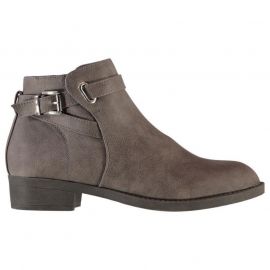 Miso Buckle Boots Womens Grey