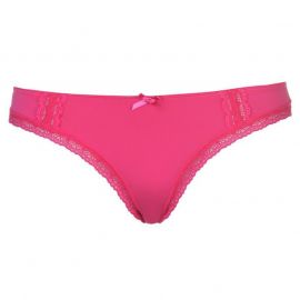 Miso Micro Lace Briefs Ladies Pink