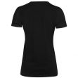 Miso V Neck T Shirt Ladies Black
