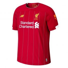 New Balance Liverpool Home Shirt 2019 2020 Junior Red Pepper