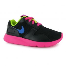 Nike Kaishi Child Girls Trainers Black/Blue/Pink