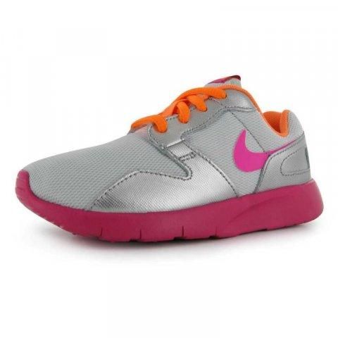Nike Kaishi Run Childrens Girls Trainers Platinum/Pink