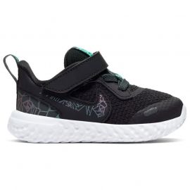 Nike Revolution 5 Trainers Infant Girls Black/Grey/Aqua