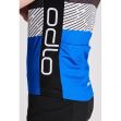 Odlo Mens Active Short Sleeve Cycling Jersey Black/Blue