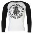 Official Sons of Anarchy Long Sleeve T Shirt Mens Moto Club