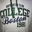 Pánská mikina Supporter club College Boston 1981 šedá