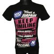 Pánské tričko Keep Smiling s krátkým rukávem černá