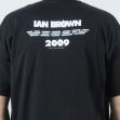 Pánské triko Gildan - Ian Brown černá