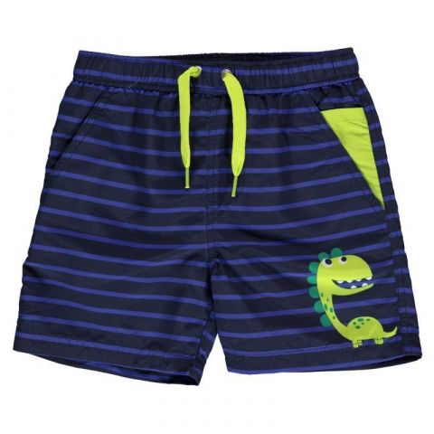 Plavky Crafted Essentials Board Shorts Child Boys Navy Dino