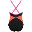 Plavky Speedo Fit X Swimsuit Ladies Black/Red/Pink