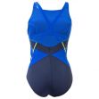 Plavky Womens Speedo Fit Splice Xback Swimsuit black blue