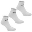 Ponožky Everlast 3 Pack Trainer Socks White