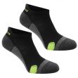Ponožky Karrimor 2 Pack Running Socks Mens Black/Fluo