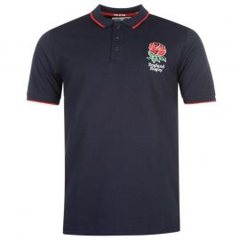 RFU England Rugby Core Polo Shirt Mens Navy