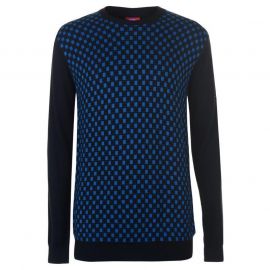 Slazenger Golf Fashion Sweater Mens Black/Blue