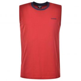 Tílko Donnay Sleeveless T Shirt Mens Red