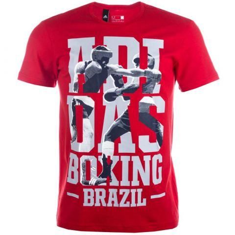 Tričko Adidas Mens Rio Boxing T-Shirt Red