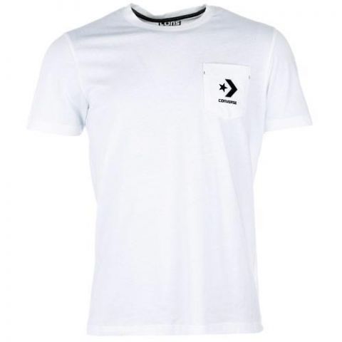 Tričko Converse Mens Champs Pocket T-Shirt White