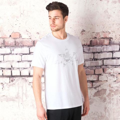 Tričko Converse Mens Reflective Camo T-Shirt White