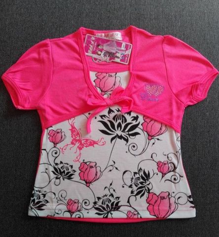 Tričko dívčí  růžová