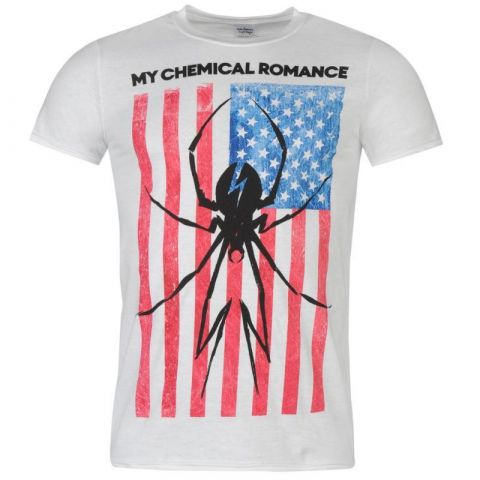 Tričko Official My Chemical Romance T Shirt Mens Flag Logo