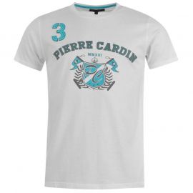 Tričko Pierre Cardin Cardin Applique T Shirt Mens Navy