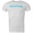 Tričko Reebok Faded Logo T Shirt Mens White/Blue