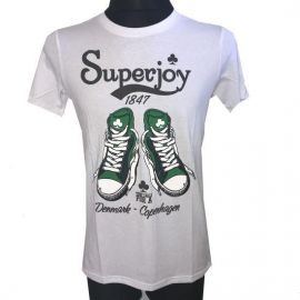 Tričko s krátkým rukávem Superjoy - tenisky bílá