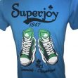 Tričko s krátkým rukávem Superjoy - tenisky modrá