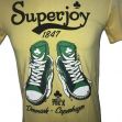 Tričko s krátkým rukávem Superjoy - tenisky žlutá