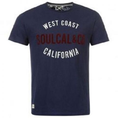 tričko SoulCal  Logo T Shirt Navy