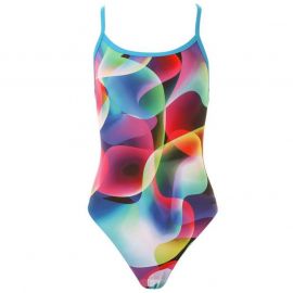 Zoggs Lava Beach Back Swimsuit Ladies Multi